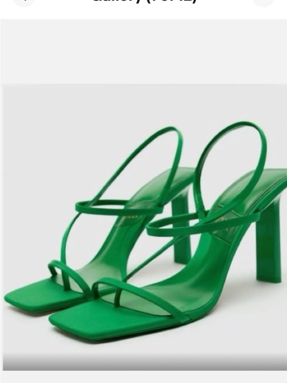 Zara Emerald Strappy Satin & Leather Block-Heel Sandals